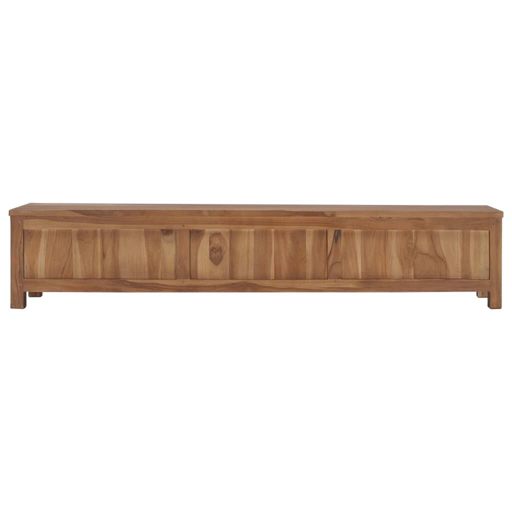vidaXL Έπιπλο Τηλεόρασης 150 x 30 x 30 εκ. από Μασίφ Ξύλο Teak