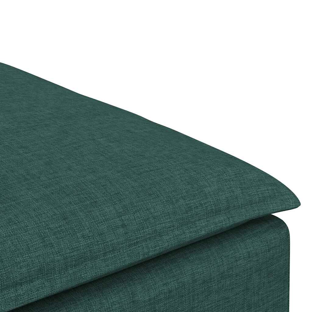 vidaXL Υποπόδιο Καναπέ Σκούρο Πράσινο 100x100x48 εκ.