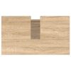 vidaXL Ντουλάπι Μπάνιου Sonoma Δρυς 58 x 33 x 60 εκ. από Επεξεργ. Ξύλο