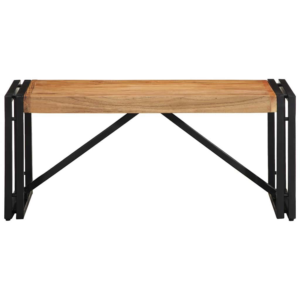vidaXL Τραπεζάκι σαλονιού 80x40x35 cm μασίφ ξύλο ακακίας