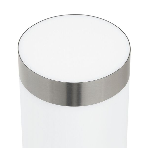 vidaXL Εξωτερικά Φωτιστικά Τοίχου 2 pcs Ασημί 12 x 7.5 x 27 εκ