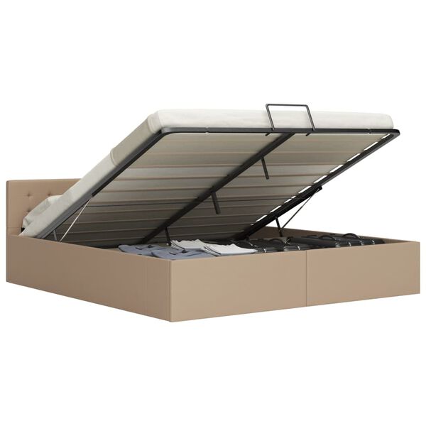 vidaXL &Pi;&lambda;&alpha;ί&sigma;&iota;&omicron; &Kappa;&rho;&epsilon;&beta;&alpha;&tau;&iota;&omicron;ύ &mu;&epsilon; &Alpha;&pi;&omicron;&theta;. &Chi;ώ&rho;&omicron; &Kappa;&alpha;&pi;&omicron;&upsilon;&tau;&sigma;ί&nu;&omicron; 180x200 &epsilon;&kappa; &Delta;&epsilon;&rho;&mu;&alpha;&tau;ί&nu;&eta;