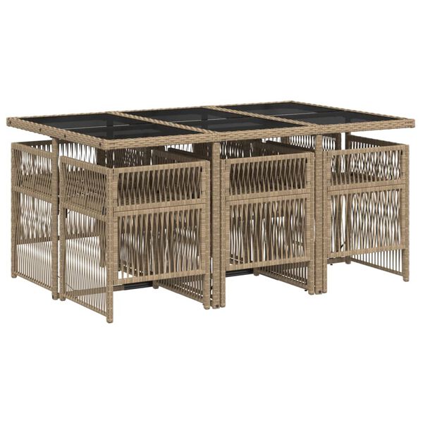 vidaXL &Sigma;&epsilon;&tau; &Tau;&rho;&alpha;&pi;&epsilon;&zeta;&alpha;&rho;ί&alpha;&sigmaf; &Kappa;ή&pi;&omicron;&upsilon; 7 &tau;&epsilon;&mu;. &Mu;&iota;&kappa;&tau;ό &Mu;&pi;&epsilon;&zeta; &Sigma;&upsilon;&nu;&theta;. &Rho;&alpha;&tau;ά&nu; & &Mu;&alpha;&xi;&iota;&lambda;ά&rho;&iota;&alpha;