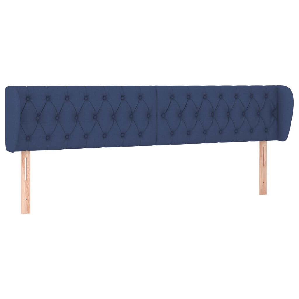 vidaXL Κεφαλάρι με Πτερύγια Μπλε 183x23x78/88 εκ. Υφασμάτινο