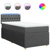 vidaXL &Kappa;&rho;&epsilon;&beta;ά&tau;&iota; Boxspring &mu;&epsilon; &Sigma;&tau;&rho;ώ&mu;&alpha; &Sigma;&kappa;&omicron;ύ&rho;&omicron; &Gamma;&kappa;&rho;&iota; 90x200 &epsilon;&kappa;. &Upsilon;&phi;&alpha;&sigma;&mu;ά&tau;&iota;&nu;&omicron;