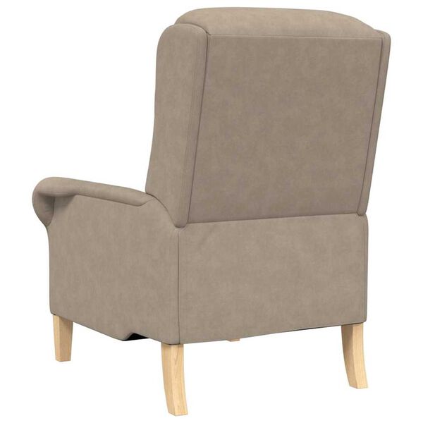 vidaXL Πολυθρόνα Taupe 76 x 94 x 102 εκ. Μικροΐνες