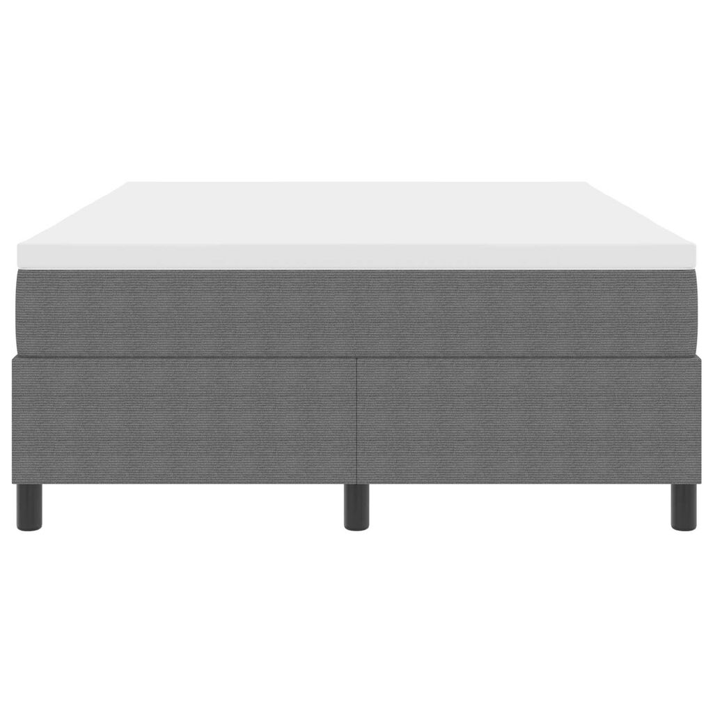 vidaXL Κρεβάτι box spring με στρώμα σε ανοιχτό γκρι, 140 x 200 εκ, από βελούδο.