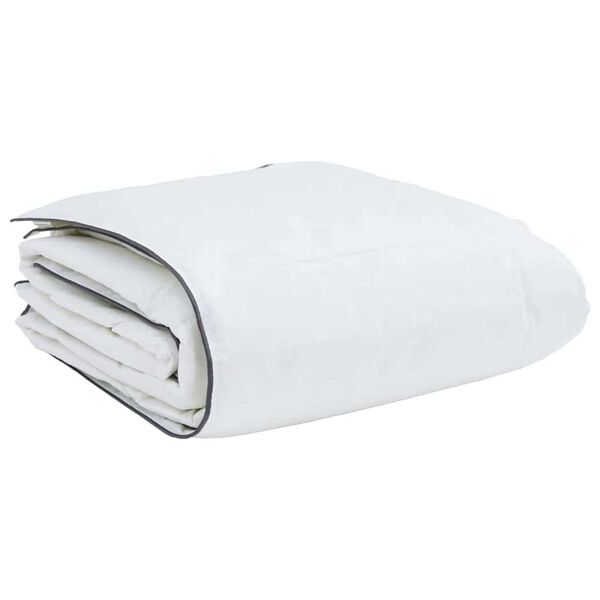 vidaXL Σετ Παπλωμάτων με μαξιλάρι 2 pcs Λευκό 135 x 220 εκ. Πούπουλο