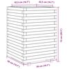 vidaXL Ζαρντινιέρα Κήπου 50x50x72 εκ. από Εμποτισμένο Ξύλο Πεύκου