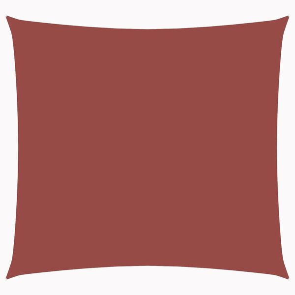 vidaXL Πανί Σκίασης Τετράγωνο Τερακότα 4 x 4 μ. από Ύφασμα Oxford