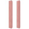 vidaXL Κεφαλάρι με Πτερύγια Ροζ 103x16x118/128 εκ.Βελούδινο