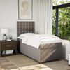 vidaXL &Kappa;&rho;&epsilon;&beta;ά&tau;&iota; Boxspring &mu;&epsilon; &Sigma;&tau;&rho;ώ&mu;&alpha; Taupe 90x200 &epsilon;&kappa;. &Upsilon;&phi;&alpha;&sigma;&mu;ά&tau;&iota;&nu;&omicron;