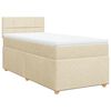 vidaXL &Kappa;&rho;&epsilon;&beta;ά&tau;&iota; Boxspring &mu;&epsilon; &Sigma;&tau;&rho;ώ&mu;&alpha; &Kappa;&rho;&epsilon;&mu; 80 x 200 &epsilon;&kappa;. &Upsilon;&phi;&alpha;&sigma;&mu;ά&tau;&iota;&nu;&omicron;
