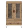 vidaXL Highboard &mu;&epsilon; &sigma;&upsilon;&rho;&tau;ά&rho;&iota; Artisan Oak 69,5 x 31 x 115 &epsilon;&kappa;.