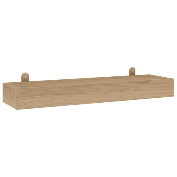 vidaXL Ράφια Τοίχου 2 τεμ. 60 x 15 x 4 εκ. από Μασίφ Ξύλο Teak