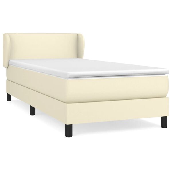 vidaXL &Kappa;&rho;&epsilon;&beta;ά&tau;&iota; Boxspring &mu;&epsilon; &Sigma;&tau;&rho;ώ&mu;&alpha; &Kappa;&rho;&epsilon;&mu; 80 x 200 &epsilon;&kappa;. &Sigma;&upsilon;&nu;&theta;&epsilon;&tau;&iota;&kappa;ό &Delta;έ&rho;&mu;&alpha;
