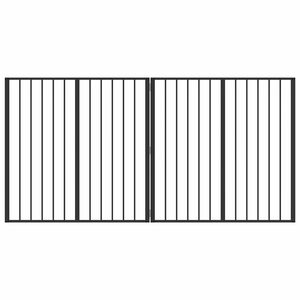 vidaXL &Pi;ό&rho;&tau;&alpha; &Sigma;&kappa;ύ&lambda;&omicron;&upsilon; 2 pcs &Mu;&alpha;ύ&rho;&omicron; 100 x 100 cm &Epsilon;&pi;&iota;&kappa;&alpha;&lambda;&upsilon;&mu;&mu;έ&nu;&omicron;&sigmaf; &Chi;ά&lambda;&upsilon;&beta;&alpha;&sigmaf;
