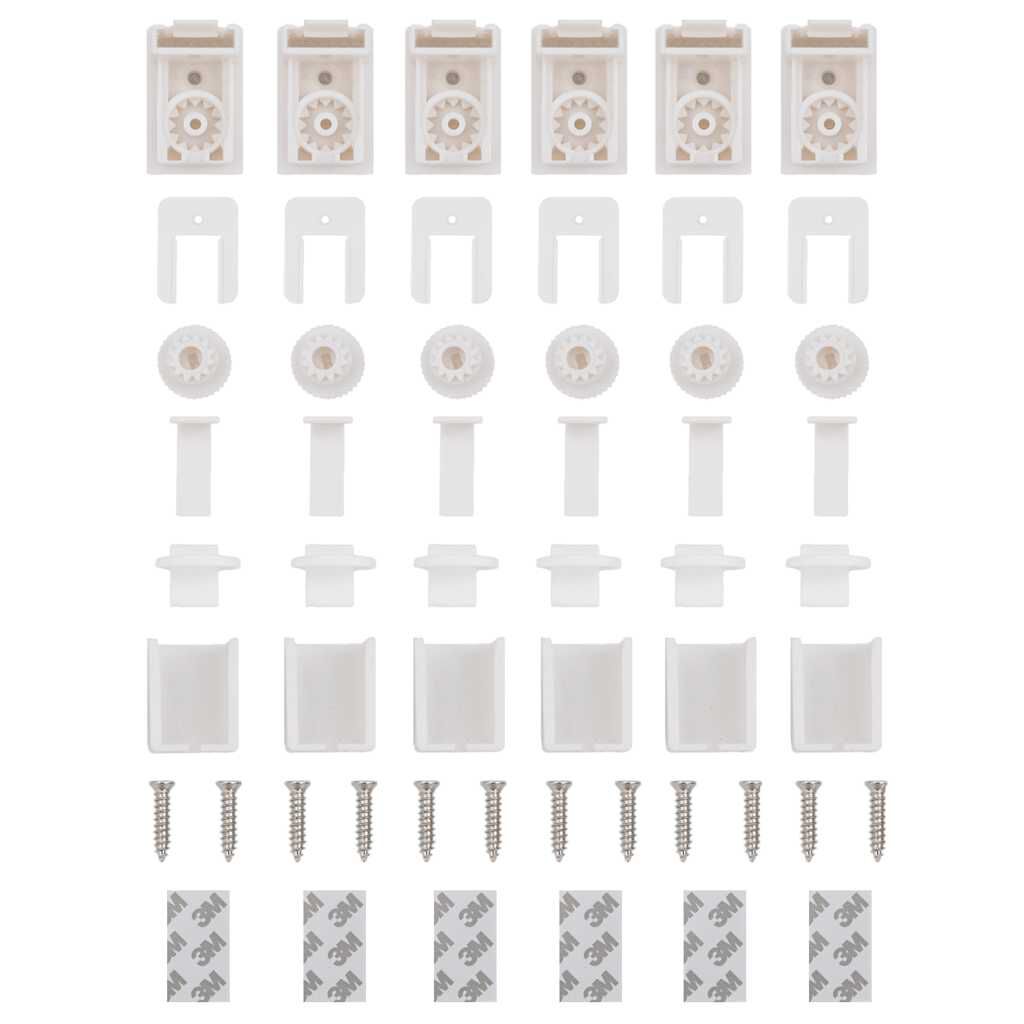 vidaXL Πλισέ περσίδα Κρέμα 110x150 cm Πλάτος υφάσματος 109,4 cm