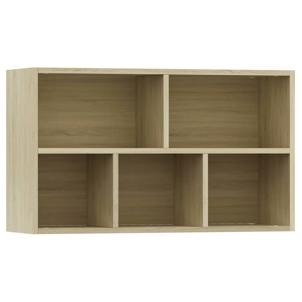 vidaXL Ραφιέρα / Βιβλιοθήκη Sonoma Δρυς 50x25x80 εκ. από Επεξ. Ξύλο