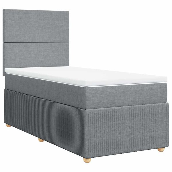 vidaXL &Kappa;&rho;&epsilon;&beta;ά&tau;&iota; Boxspring &mu;&epsilon; &Sigma;&tau;&rho;ώ&mu;&alpha; &Alpha;&nu;&omicron;&iota;&chi;&tau;ό &Gamma;&kappa;&rho;&iota; 80x200 &epsilon;&kappa;. &Upsilon;&phi;&alpha;&sigma;&mu;ά&tau;&iota;&nu;&omicron;