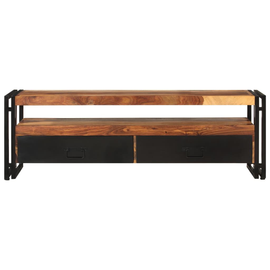 vidaXL Έπιπλο Τηλεόρασης 120 x 30 x 40 εκ. από Μασίφ Ξύλο Sheesham