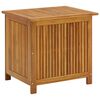 vidaXL Μπαούλο Αποθήκευσης Κήπου 60x50x58 εκ. από Μασίφ Ξύλο Ακακίας