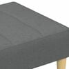vidaXL Υποπόδιο Σκούρο Γκρι 77x55x31 εκ. Υφασμάτινο