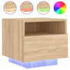 vidaXL &Kappa;&omicron;&mu;&omicron;&delta;ί&nu;&omicron; &mu;&epsilon; &Phi;ώ&tau;&alpha; LED Sonoma &Delta;&rho;&upsilon;&sigmaf; 40 x 39 x 37 &epsilon;&kappa;.