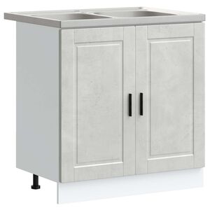 vidaXL &Beta;ά&sigma;&eta; &nu;&iota;&pi;&tau;ή&rho;&alpha; Porto 2 &tau;&epsilon;&mu;. &Gamma;&kappa;&rho;&iota; 80 x 46 x 81,5 &epsilon;&kappa;