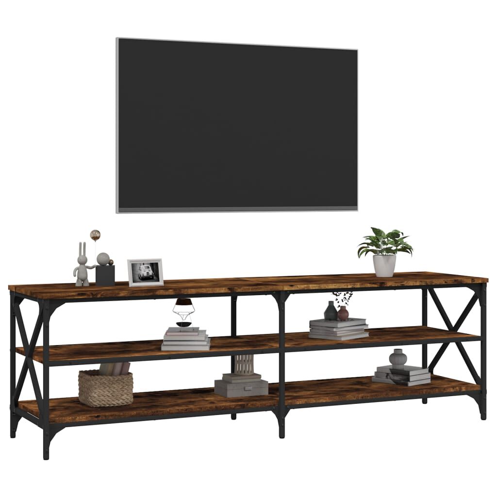 vidaXL Έπιπλο Τηλεόρασης Καπνιστή Δρυς 160x40x50 εκ. Επεξ. Ξύλο