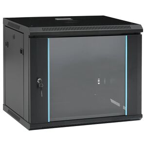 vidaXL &Kappa;&alpha;&mu;&pi;ί&nu;&alpha; &Delta;&iota;&kappa;&tau;ύ&omicron;&upsilon; &Epsilon;&pi;&iota;&tau;&omicron;ί&chi;&iota;&alpha; 9U 19'' IP20 600x450x510 &chi;&iota;&lambda;.