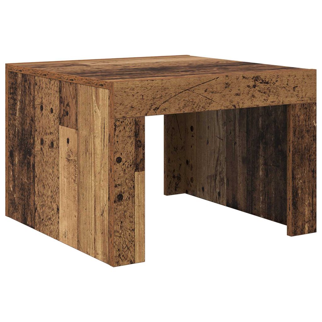 vidaXL Τραπεζάκι σαλονιού Παλιό ξύλο 50 x 50 x 35 cm