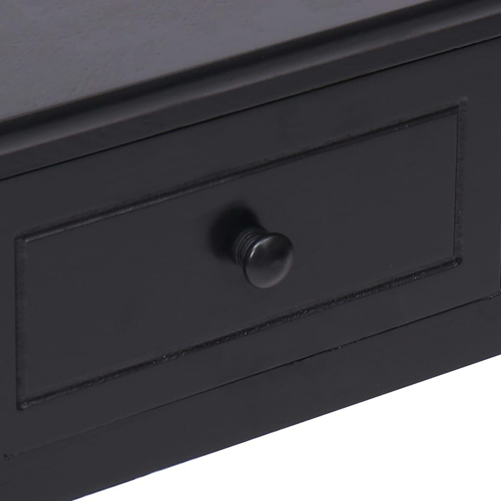 vidaXL Γραφείο Μαύρο 110 x 45 x 76 εκ. Ξύλινο