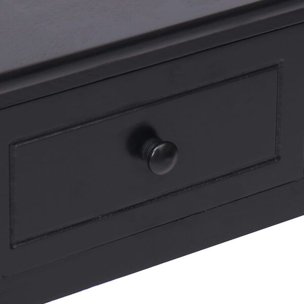 vidaXL Γραφείο Μαύρο 110 x 45 x 76 εκ. Ξύλινο