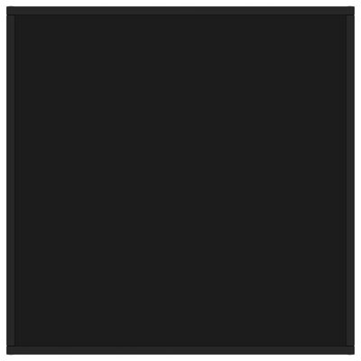 vidaXL Τραπεζάκι Σαλονιού Μαύρο 80 x 80 x 35 εκ. με Μαύρο Γυαλί