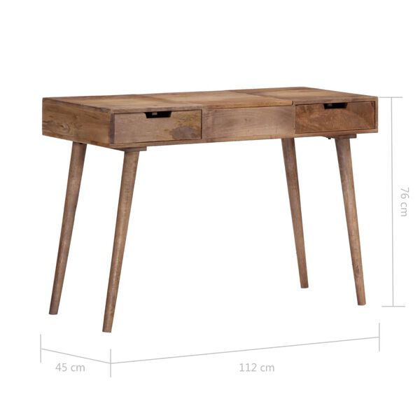 vidaXL Μπουντουάρ 112 x 45 x 76 εκ. από Μασίφ Ξύλο Μάνγκο