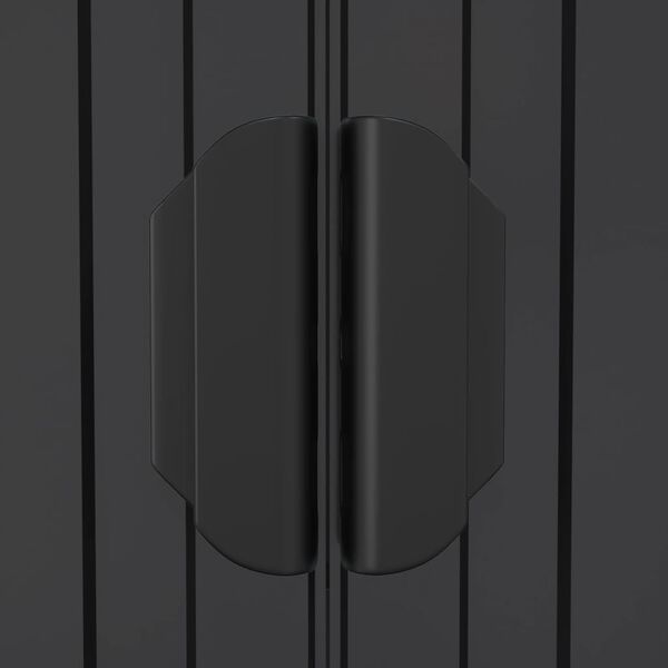 vidaXL Αποθήκη Κήπου Ανθρακί 192x108x223 εκ. Γαλβανισμένο Ατσάλι