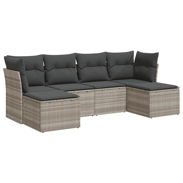 vidaXL &Sigma;&alpha;&lambda;ό&nu;&iota; &Kappa;ή&pi;&omicron;&upsilon; &Sigma;&epsilon;&tau; 6 &Tau;&epsilon;&mu;&alpha;&chi;ί&omega;&nu; &Gamma;&kappa;&rho;&iota; &Sigma;&upsilon;&nu;&theta;&epsilon;&tau;&iota;&kappa;ό &Rho;&alpha;&tau;ά&nu; &mu;&epsilon; &Mu;&alpha;&xi;&iota;&lambda;ά&rho;&iota;&alpha;