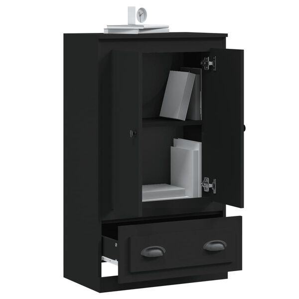 vidaXL Ντουλάπι Μαύρο 60 x 35,5 x 103,5 εκ. από Επεξεργασμένο Ξύλο
