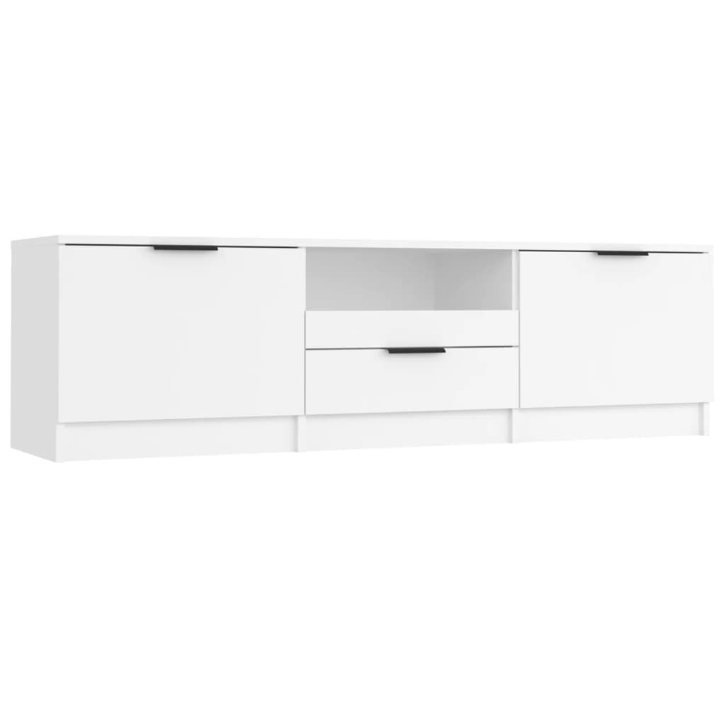 vidaXL Έπιπλο Τηλεόρασης Λευκό 140x35x40 εκ. από Επεξεργασμένο Ξύλο