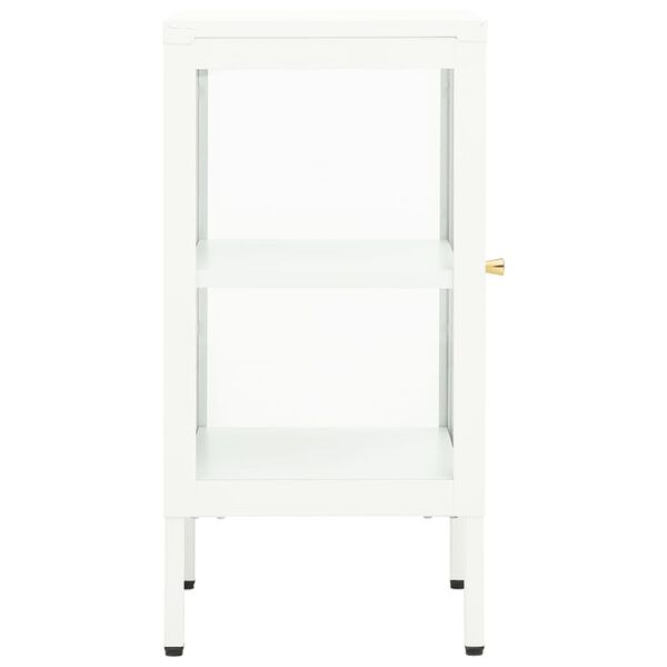 vidaXL Μπουφές 38 x 35 x 70 εκ. Μέταλλο και Γυαλί