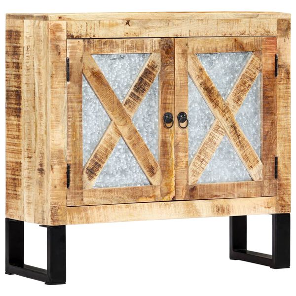 vidaXL Ντουλάπι 80 x 30 x 76 εκ. από Μασίφ Ξύλο Μάνγκο