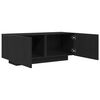 vidaXL Ντουλάπι TV Μαύρη δρυς 100 x 35 x 40 εκ Επεξεργασμένο ξύλο