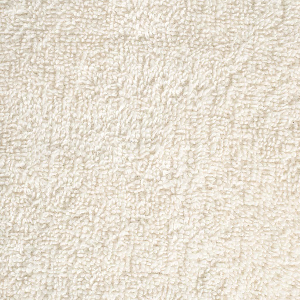 vidaXL Πετσέτες Σάουνας SOLUND 4Τεμ. Κρεμ 80x200 εκ. 600 γρ/μ²