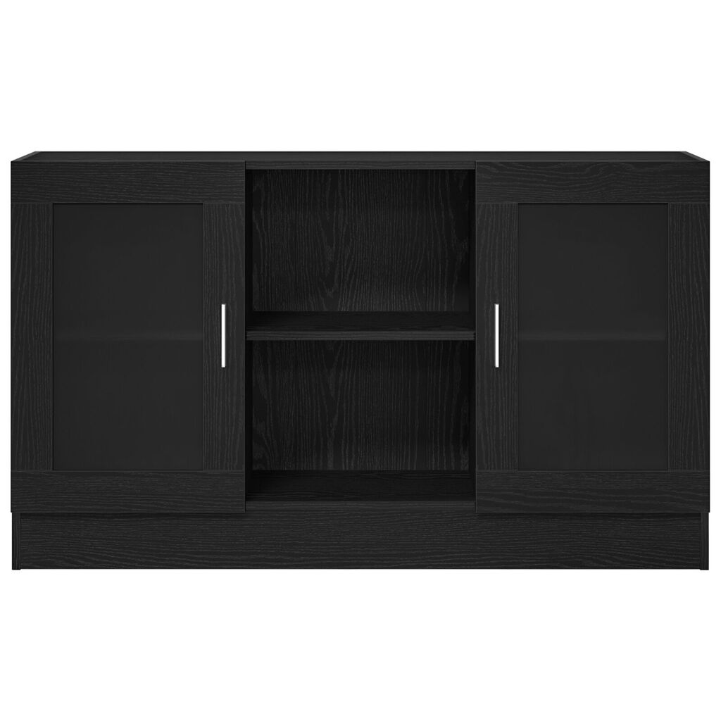 vidaXL Μπουφές Μαύρη Δρυς 120x30,5x70 εκ από Επεξεργασμένο Ξύλο