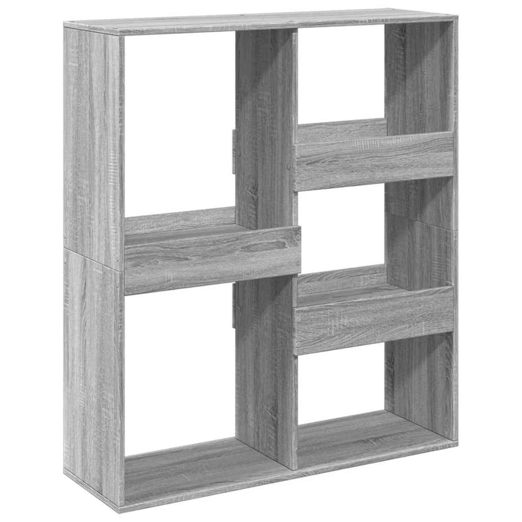 vidaXL Βιβλιοθήκη/Διαχωριστικό Χώρου Γκρι Sonoma 100x33x115 εκ.