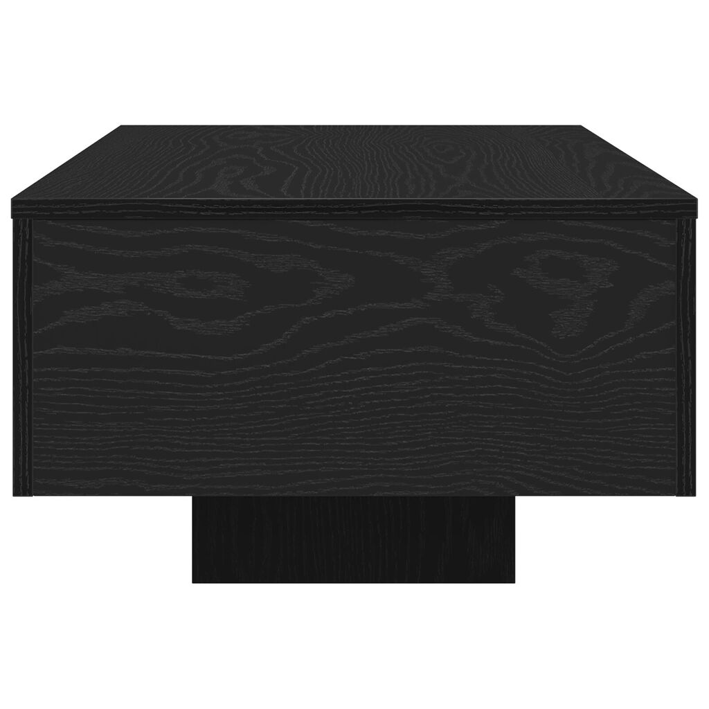 vidaXL Τραπέζι καφέ Μαύρη Δρυς 100x30x36,5 εκ Επεξεργασμένο ξύλο