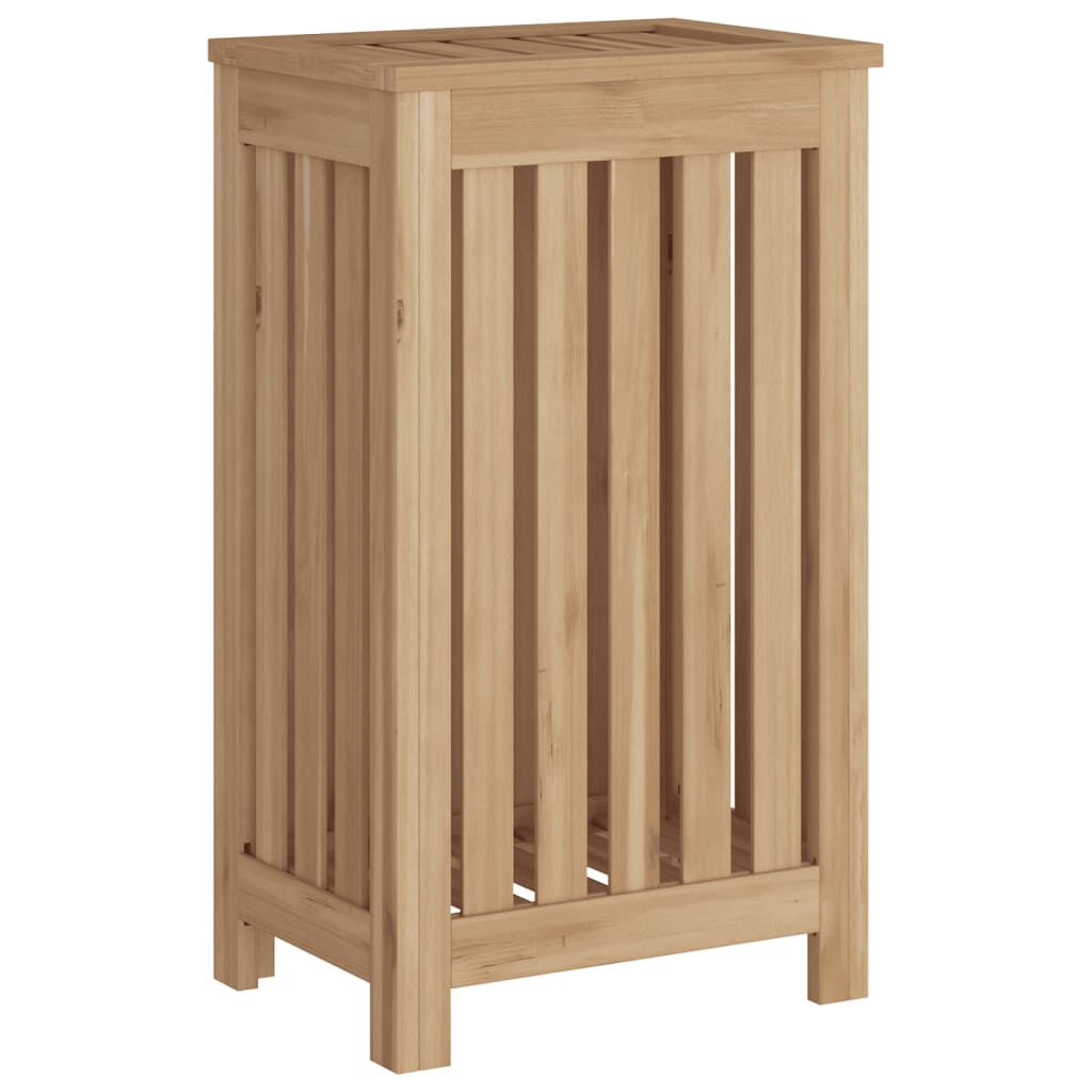 vidaXL Καλάθι Άπλυτων 35 x 25 x 60 εκ. από Μασίφ Ξύλο Teak