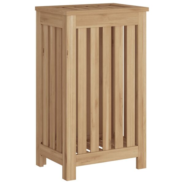 vidaXL Καλάθι Άπλυτων 35 x 25 x 60 εκ. από Μασίφ Ξύλο Teak