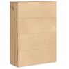 vidaXL Βιβλιοθήκη Αρτισιανή Δρυς 60x24x85 εκ. Επεξ. Ξύλο